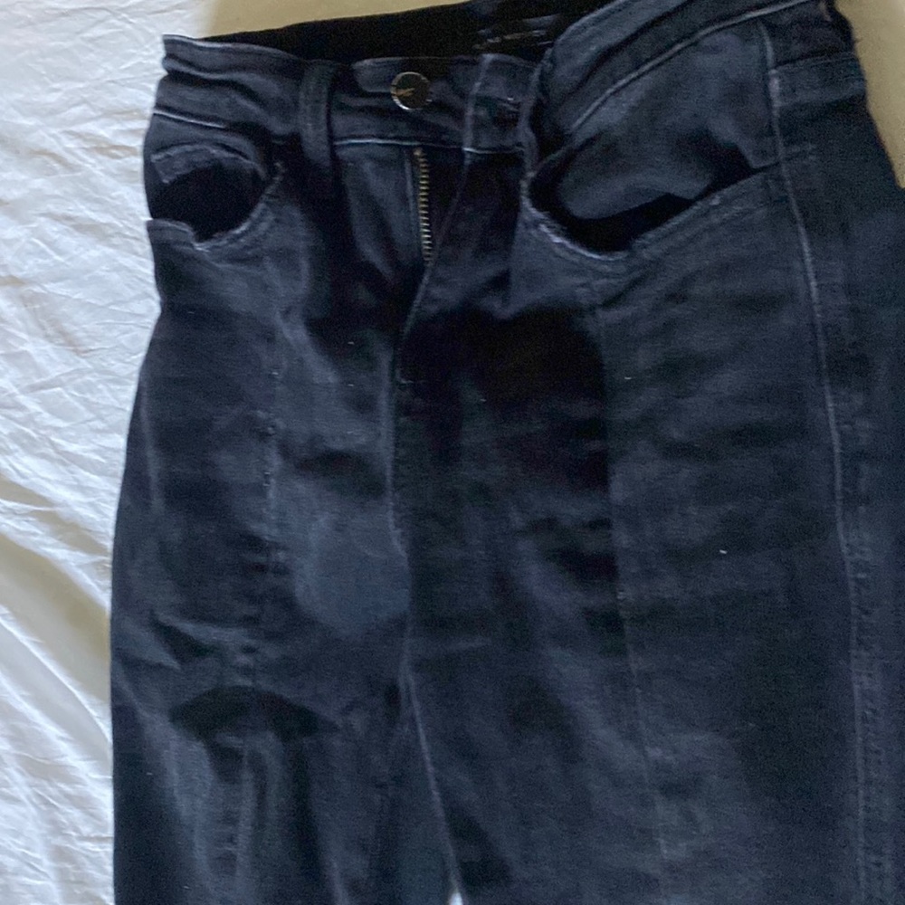 Black flare jeans
